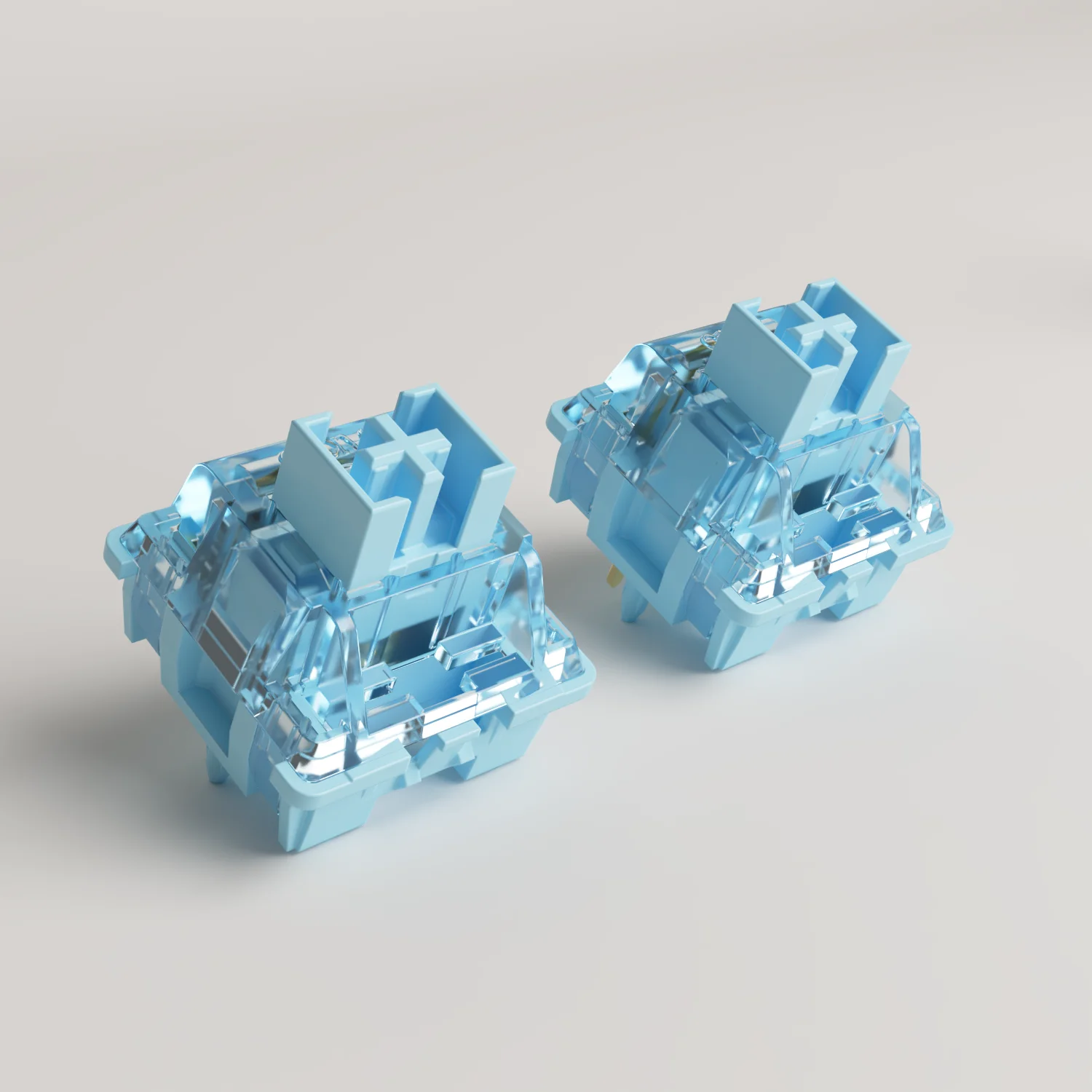 Pro Creme Azul Interruptor Tátil com Haste Dustproof Compatível com Teclado Mecânico mx 45 Pcs 45 Pcs Akko-v3 - Imagem 5