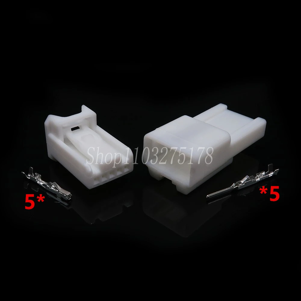 1 Set 5 Pin 6098-3802 6098-3810 Car Headlight Rearview Mirror Wire Connector for Toyota 90980-12365 90980-12366 90980-12541