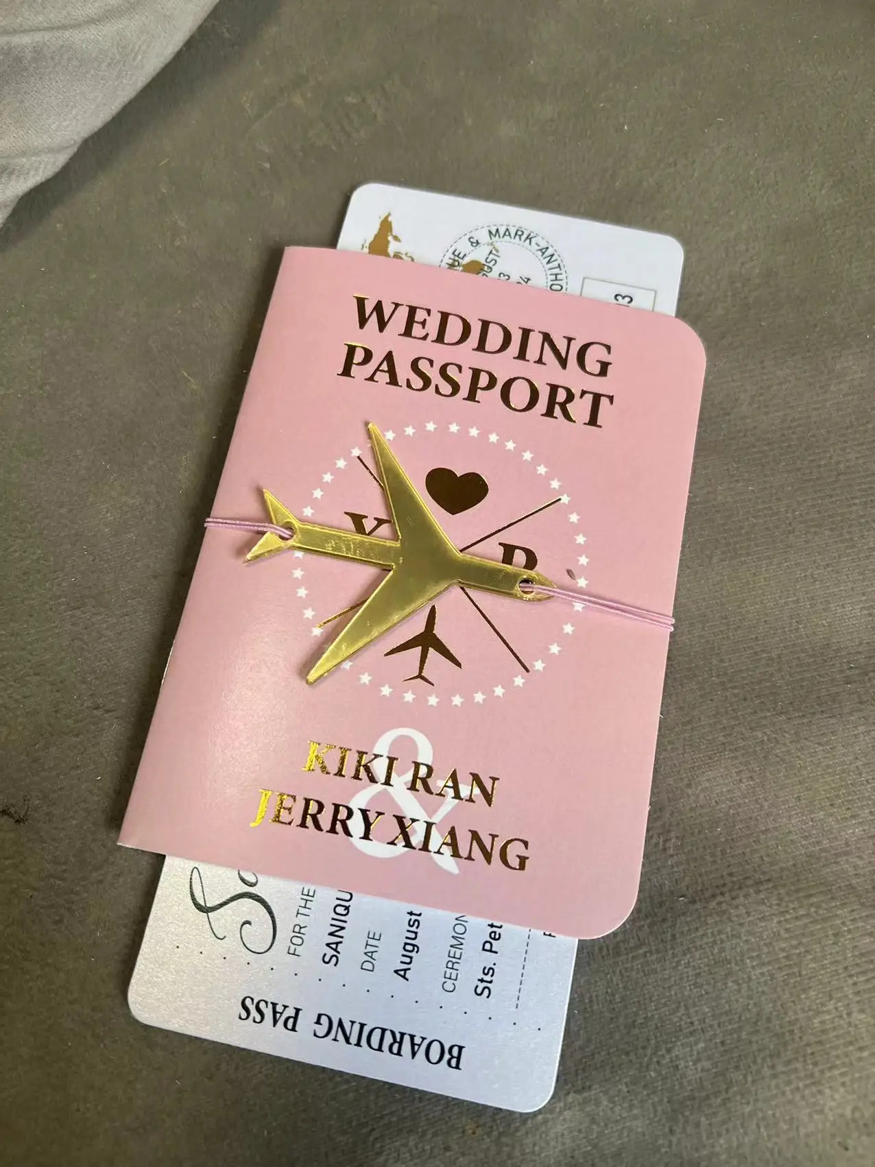 30PCS Destination Wedding Invitation, Boarding Pass Invitation, Printable  Passport Wedding Invitation, Travel Theme Wedding - AliExpress, image size:1276x1702