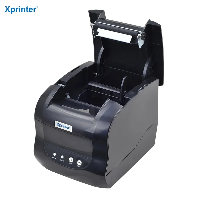 Xprinter XP-365B 3인치 열감 라벨 프린터 상점용 바코드 QR코드 스티커 영수증 프린터
