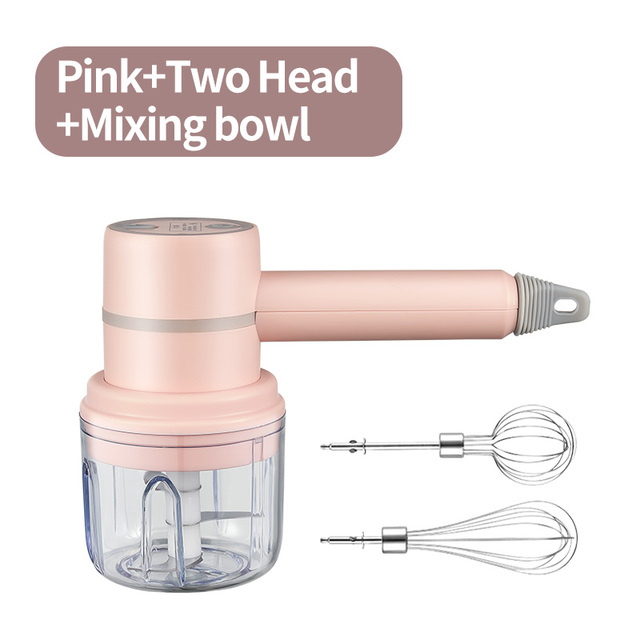 3 Speed Mini Mixer Electric Food Blender Handheld Mixer Egg Beater Automatic Cream Food Cake Baking Dough Mixer