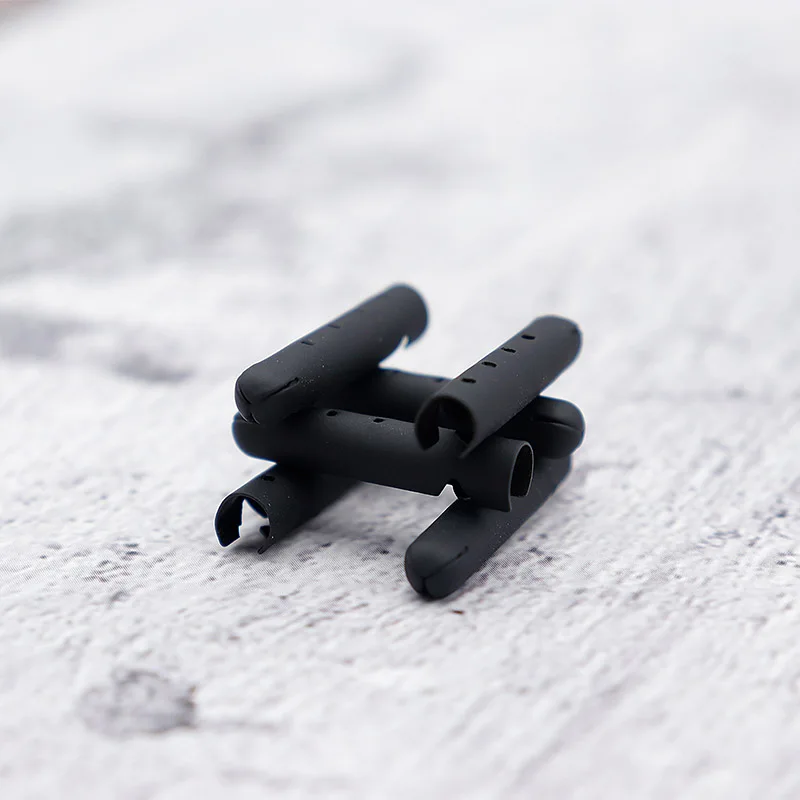 Bullet Tip Aglets - Matte Black - Matte Black