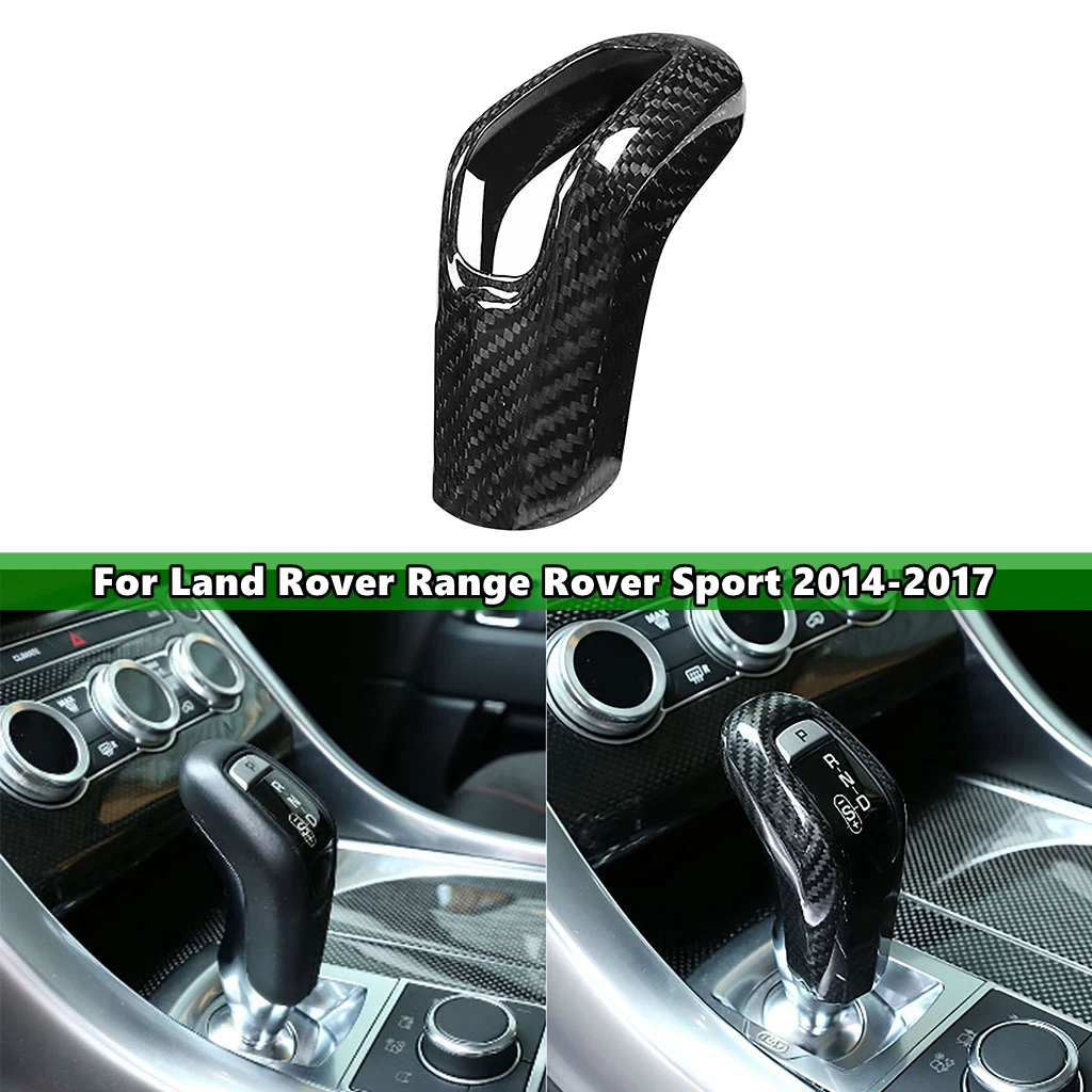 

Ручка рычага переключения передач автомобиля из углеродного волокна для Land Rover Range Rover Sport 2014 2015 2016 2017
