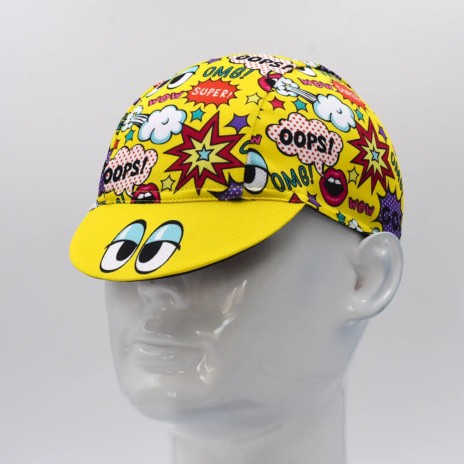 New Retro Cartoon Series Cycling Caps Unisex Size Outdoor Bicycle Sports Hat's Breathable Quick Dry 4