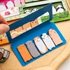150 Sheets Cute Animal Paradise Thumb Sticky Note Pads Cat Dog Self-Adhesive Memo Notepad School Office Supplies Planner 4