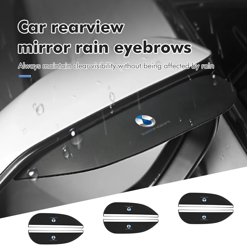 2pcs Car Side Rear View Mirror Rain Eyebrow Universal For Denza D9 N7 X N8 Dmi EV