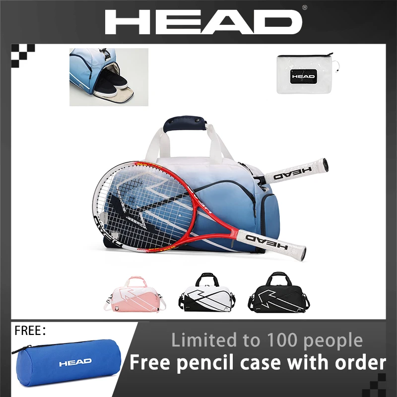 

HEAD Travel Bag Duffle Handbag with Shoes Compartment Wet Pocket,Crossbody Luggage Bags Fitness Tennis Sports Gym Women Men
