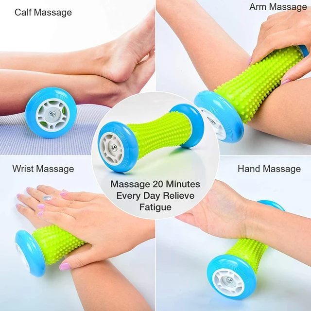 Foot Massager Roller Massage For Relief Plantar Fasciitis Heel Arch Pain Reflexology Therapy Deep Tissue Trigger Point Recovery 3