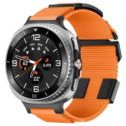Breathable Nylon Loop Strap for Outdoor Sports Watches (1 Orange)