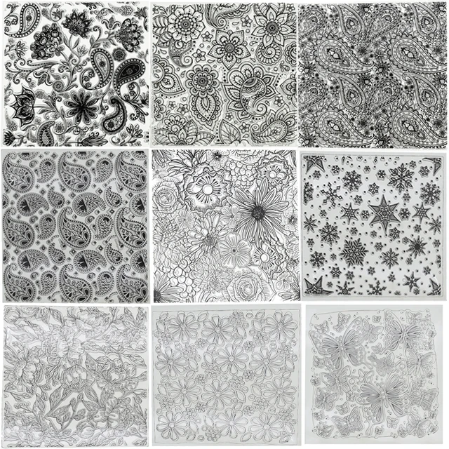 Full Pattern Texture Mats for Polymer Clay Pottery Ceramic Transfer