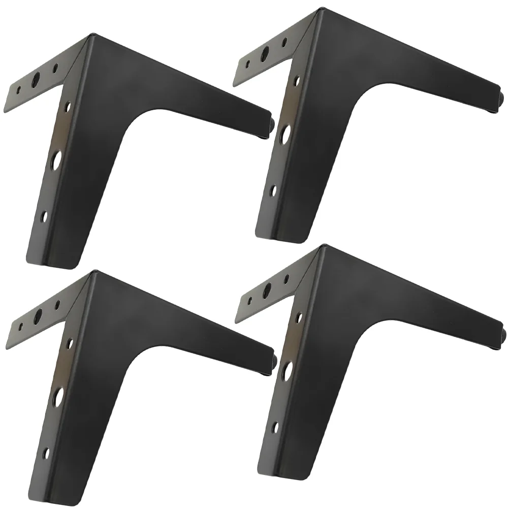 

4 Pcs Cabinet Legs Vanity Shelves Dresser Feet Table Chair Iron Metal Furniture