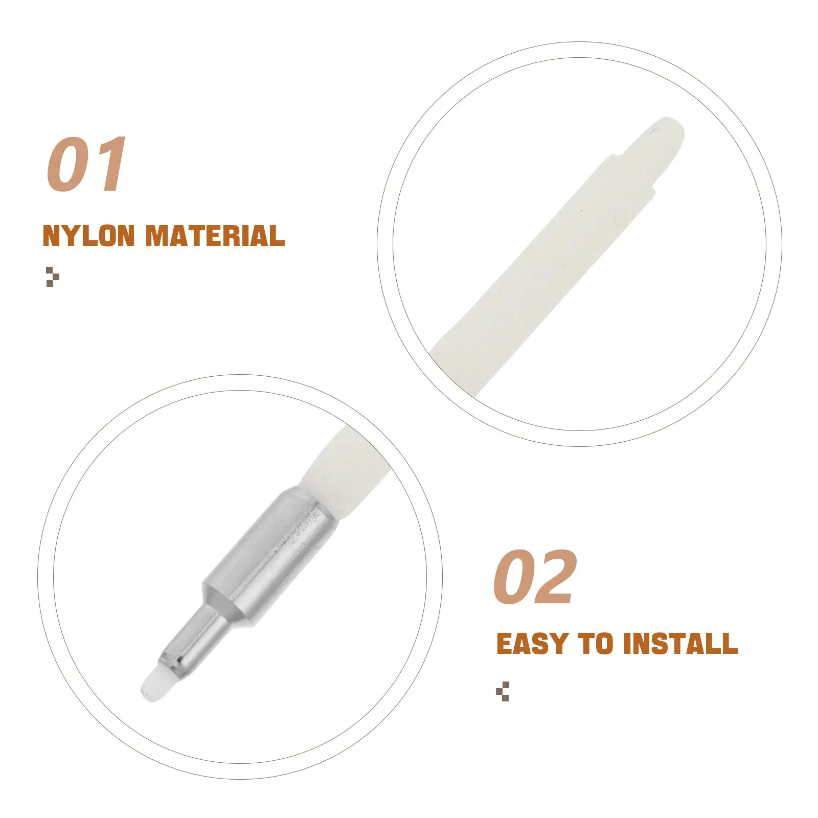 30Pcs 페인트 펜 교체용 펜촉 미세 팁 0.5mm 아크릴 아트 서예 DIY 프로젝트용 부드러운 흐름 마커 팁