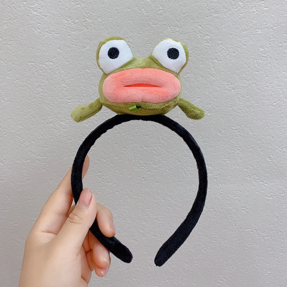 Creative Plush Cloth Animal Pattern Duck Panda Hairbands For Girl Woman Cute Cartoon Wash Face Make Up Hair Hoop