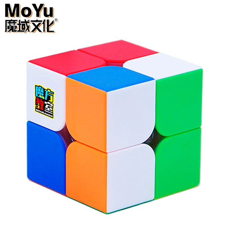 MoYu Meilong-Mini cubos mágicos 2x2, rompecabezas de velocidad de