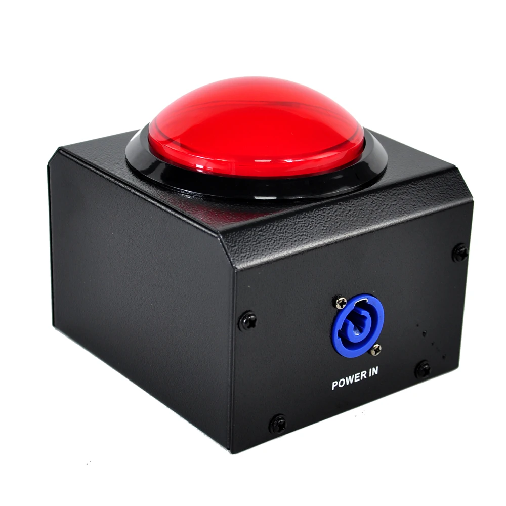 TIPTOP Red Button Manual Electrical Power Controller For Stage Effect Machine 2 Port Output Directly Control