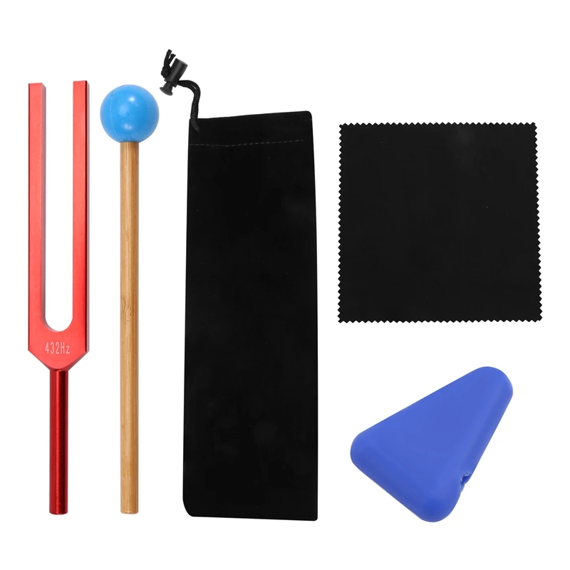 432Hz Tuning Fork For Healing Mental Relaxing Chakra Strengthen Stress Relieve,Aluminum Alloy Tuning Fork