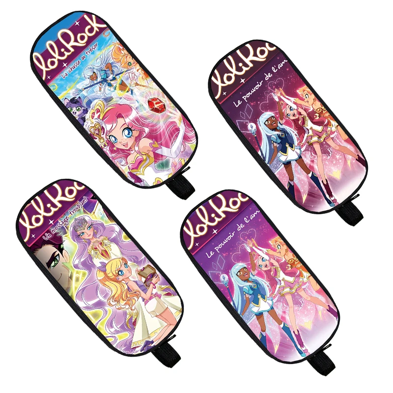 

Cute Lolirock Pencil Case LoliRockstar Cosmetic Cases Child Stationery Storage Bag Pen Box 3D Anime Makeup Bag School Supplies