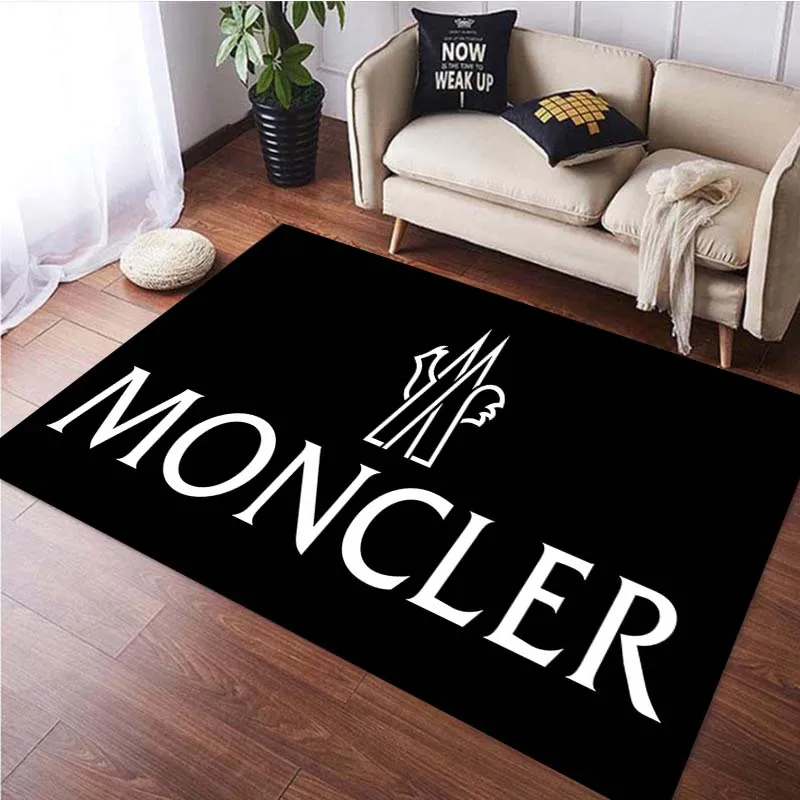 Fashion Brand Logo Custom Carpet for Living Room Bathroom Floor Mat Carpets Area Rug Rugs for Bedroom Home Carpet Play Mats