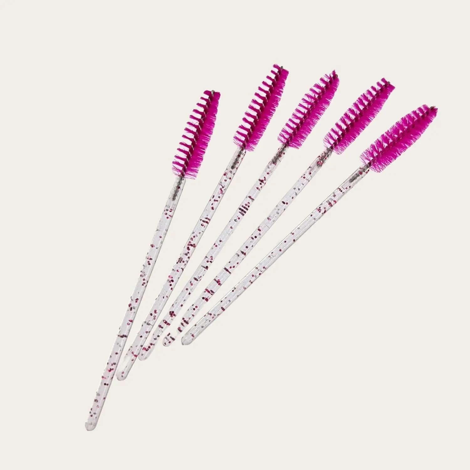 50 pcs Eyelash Mascara Brushes, Wands Applicator Eyebrow Brush Makeup Kit, Eyebrow Castor Oil Brush Makeup Tool