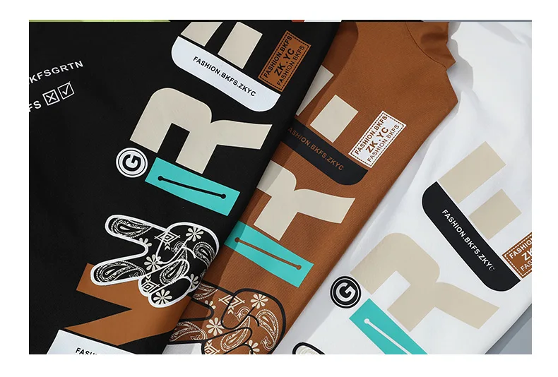 Modische bedruckte Herren-Kurzarm-T-Shirts 2026 Sommer Streetwear Locker sitzende Freizeit-Oberteile & T-Shirts Jugend Outdoor Pull-On T-Shirt Kleidung – Detail 15