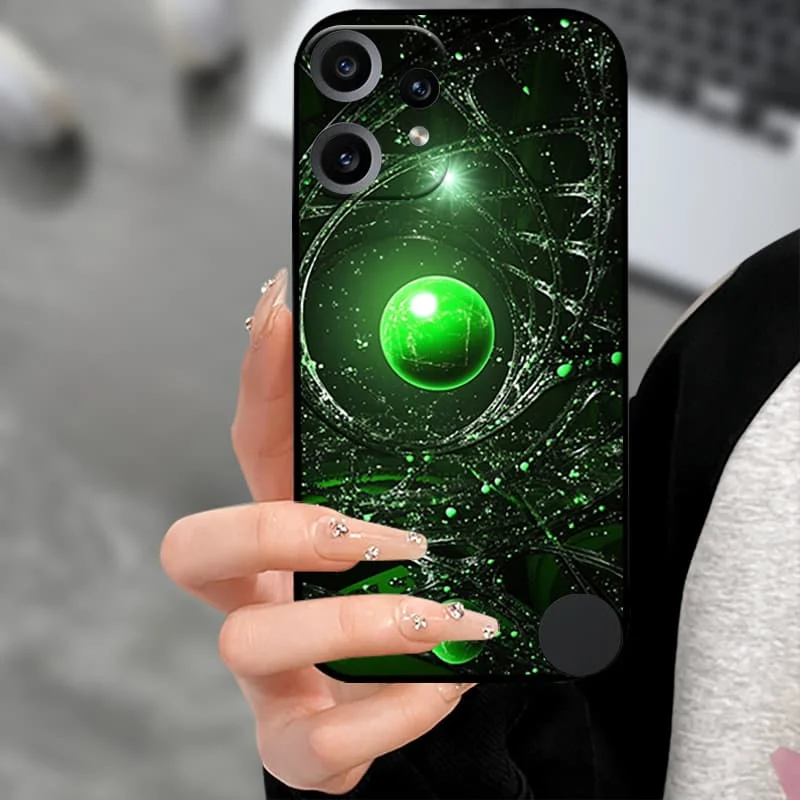 Premium Soft TPU Silicone Back Cover with Camera Protector - Black Bumper Case