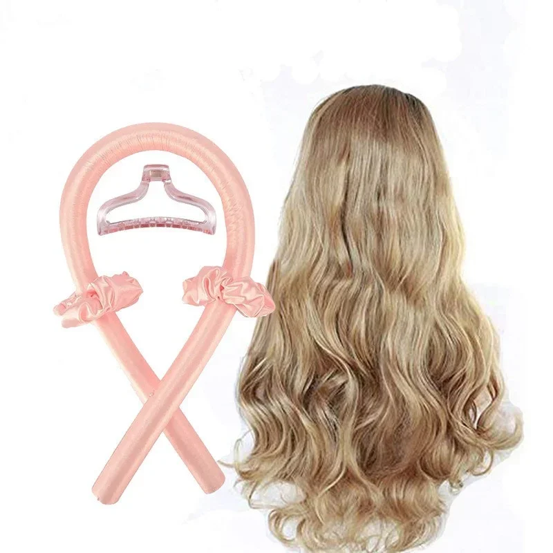 Curly Hair Products Set Heatless Curls Rollers Short Long Hair Overnight Silk Headband Curly Styling Tool boucleur cheveux hair curling tools