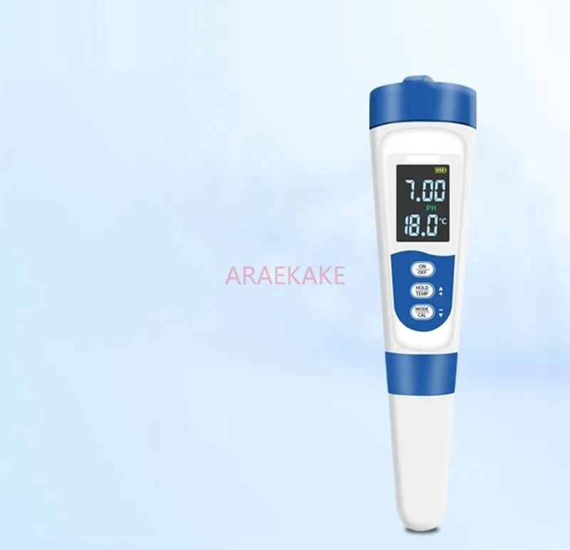PH testing pen, high-precision pH meter, portable pH value, acidity and alkalinity testing instrument, fish tank water quality t