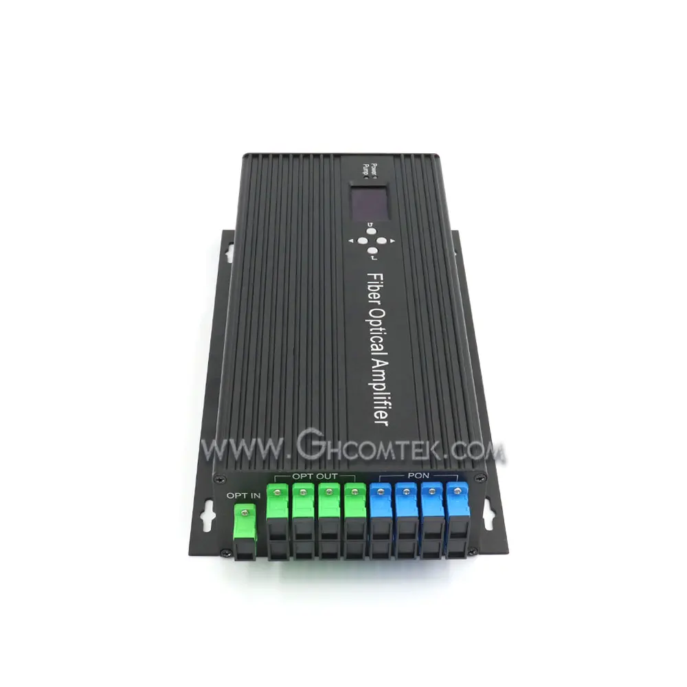 Optical Amplifier EDFA 1550nm Power WDM 8x23dBm SC/APC Fiber Port