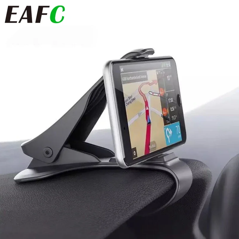 Universal Car Phone Holder GPS Navigation Dashboard Phone Holder Mobile Clip Fold Mount Stand Bracket