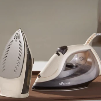 360° Rotating Fabric Steamer with 5-Temp Settings, 450ml Detachable Water Tank, Dual-Mode Garment Iron & Compact Travel Design 1