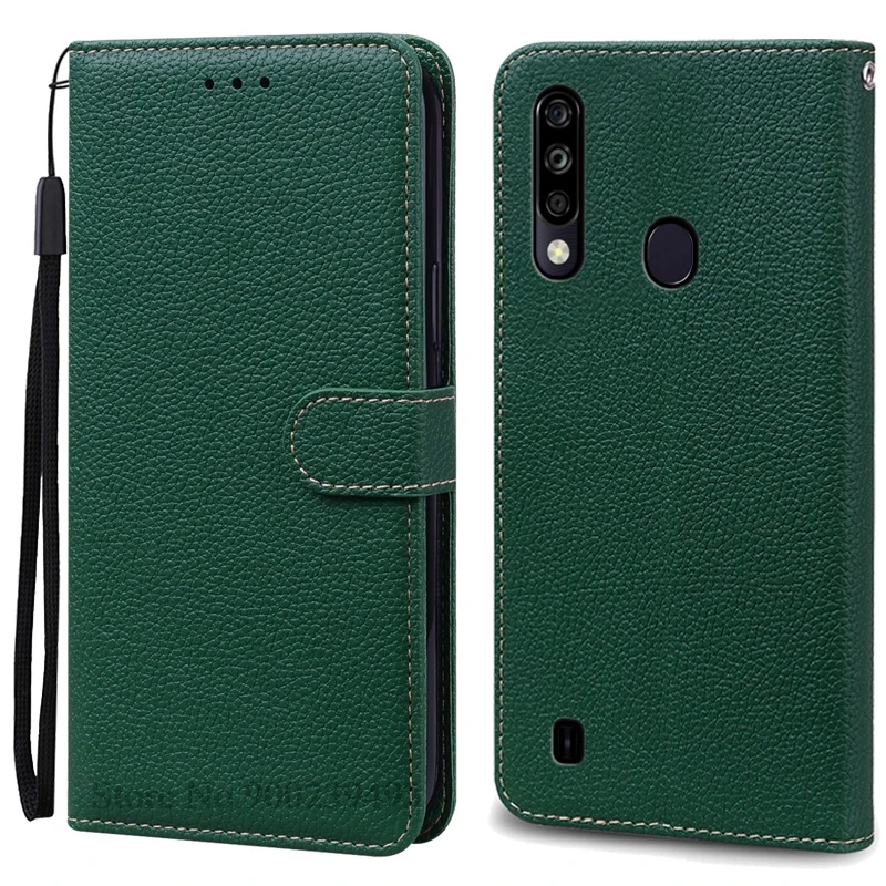 Sleek Silicone Wallet Leather Flip Case with Soft TPU Back Cover