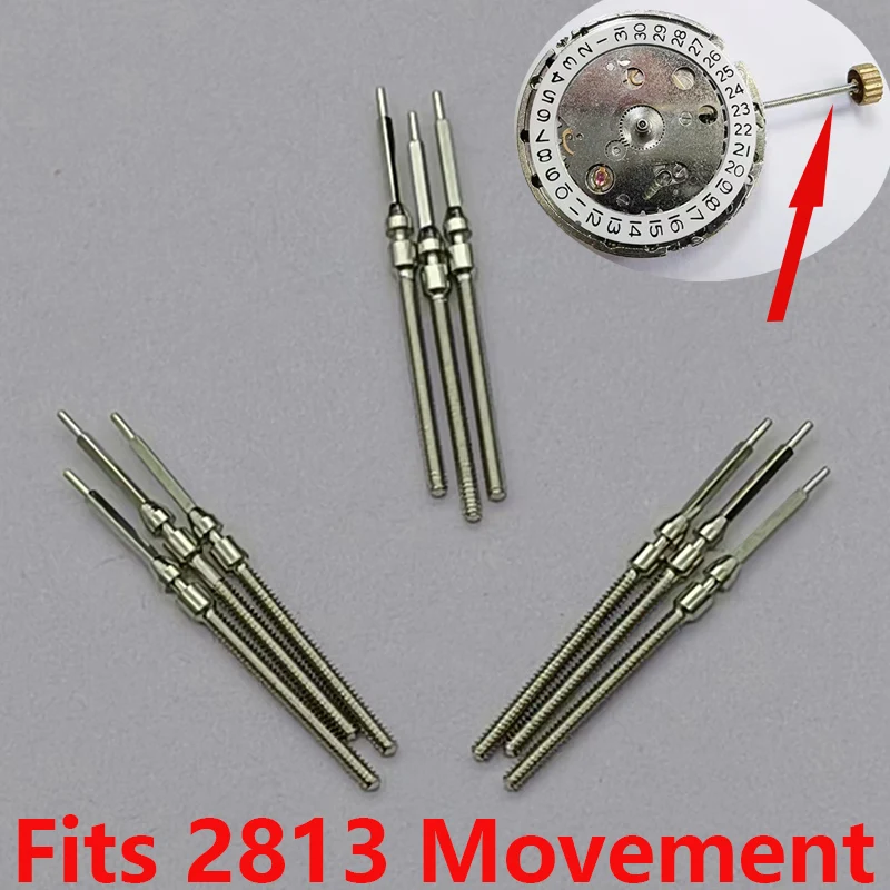 High-Quality Stainless Steel Watch Crown Stems - Set of 2/4