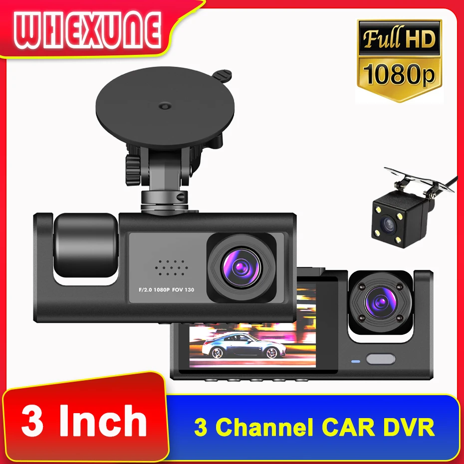 Dash Cam for Car Kamera 1080P Voiture Dashcam 24h Parking Monitor Dvr