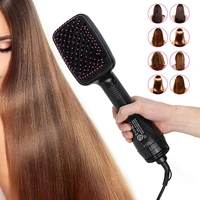 Hair Styling Comb, 1000W 2-in-1 Portable Hot Air Hair Dryer Comb Wet Dry Dual Use Hairdressing Tools EU Plug 220V 1