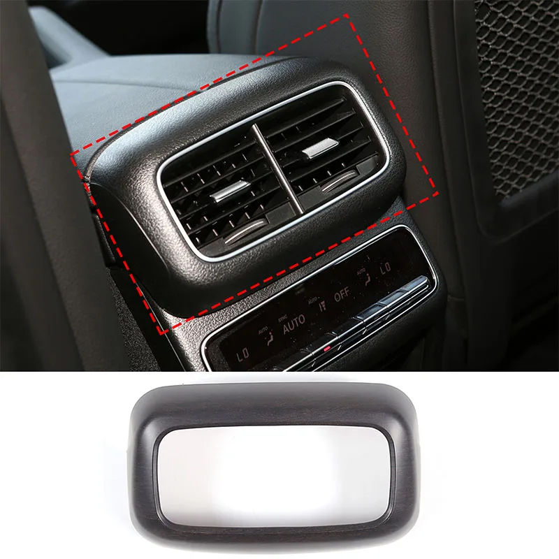

For Mercedes Benz GLE/GLS 2020-2024 Car Rear Exhaust Air Vent Decorative Frame ABS Interior Accessories