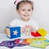 Wooden Magic Box Rabbit Animal Geometric Building Blocks Educational Desktop Game Toy for Kids Ideal Birthday Gift 2
