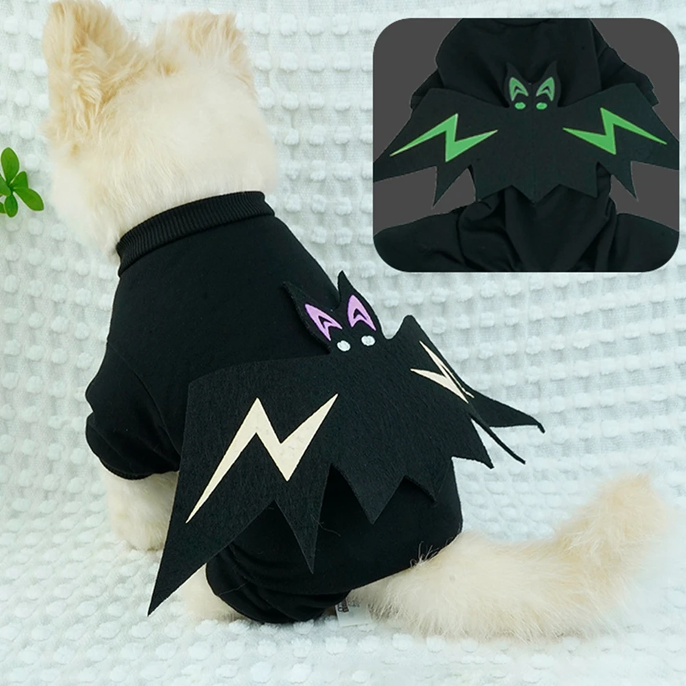 

Dog Clothes Halloween Bat Costume For Small Dogs Clothing Christmas Pets Dog Coat Jackets Chihuahua Transform Costumes