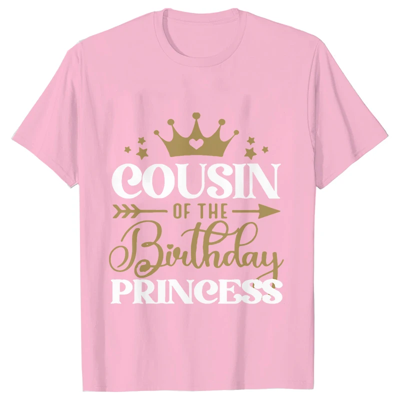Camisetas familiares a juego con temática de princesas para fiestas de cumpleaños, camisetas familiares a juego para hermanos, camisetas estéticas Y2k para niños y adultos
