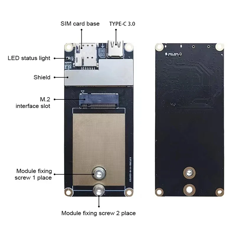 new quectel rm520n gl 5g m 2 module rm520nglaa m20 sgasa 5g m 2 adapter board 5g modem type c 3 0 to m 2 test kit Quectel RM520N-GL 5G M.2 Module RM520NGLAA-M20-SGASA + 5G M.2 Adapter board 5G M.2 Modem Type-C 3.0 to M.2 Test Kit