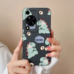 Custodia per telefono in silicone opaco a forma di cactus cartone