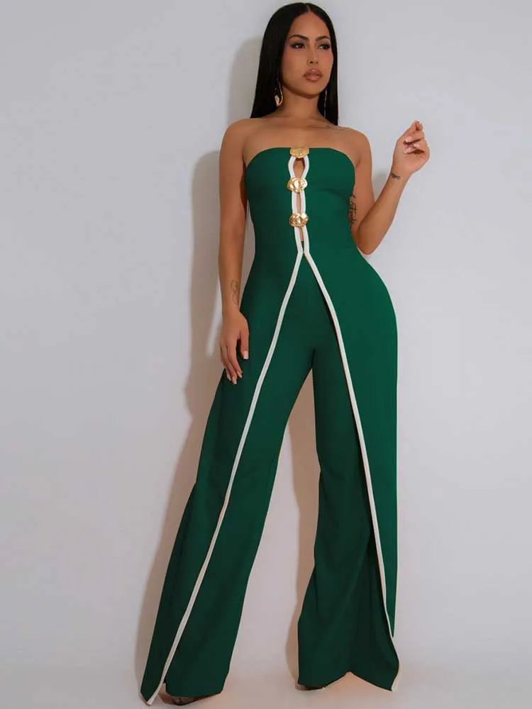 Full Strapless Jumpsuit Sexy Slim Office Lady Summer Sleevelesss Women  Jumpsuits Elegant Sexy Jumpsuit Wholesale Dropshipping - AliExpress  200000345
