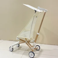 Poussette de voyage légère, poussette pour bébé de haute qualité, confortable, pliable, à quatre roues, pour 1 à 8 ans 4