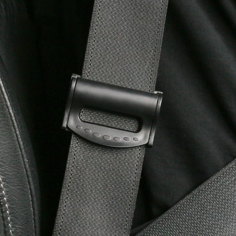 2 Piece Seat-Belt Elastic Fixing Clip Seat Safety Belt Adjustment Limiter Automotive Black Anti Slip-Clip Universal Easy Install seat belt clip seat belt adjuster seat belt protector seat belt stopper car seat belt accessory