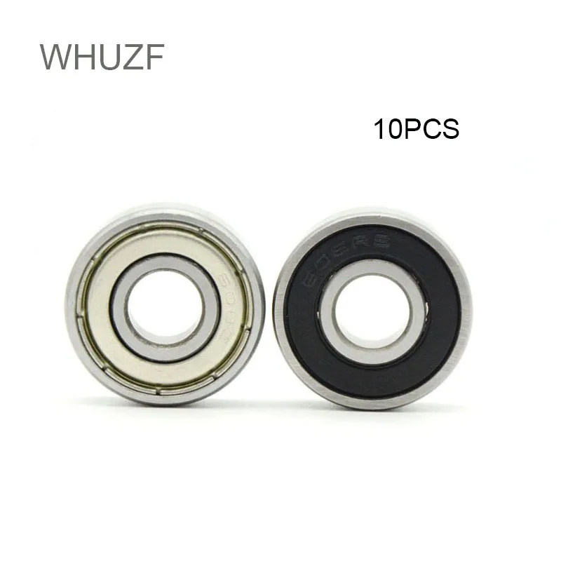 WHUZF Free shipping 10pcs Deep Groove Bearing 603 604 605 606 607 608 609 623 624 625 626 627 628zz 2RS |