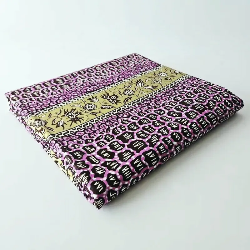 Textile fabric 100% cotton golden wax