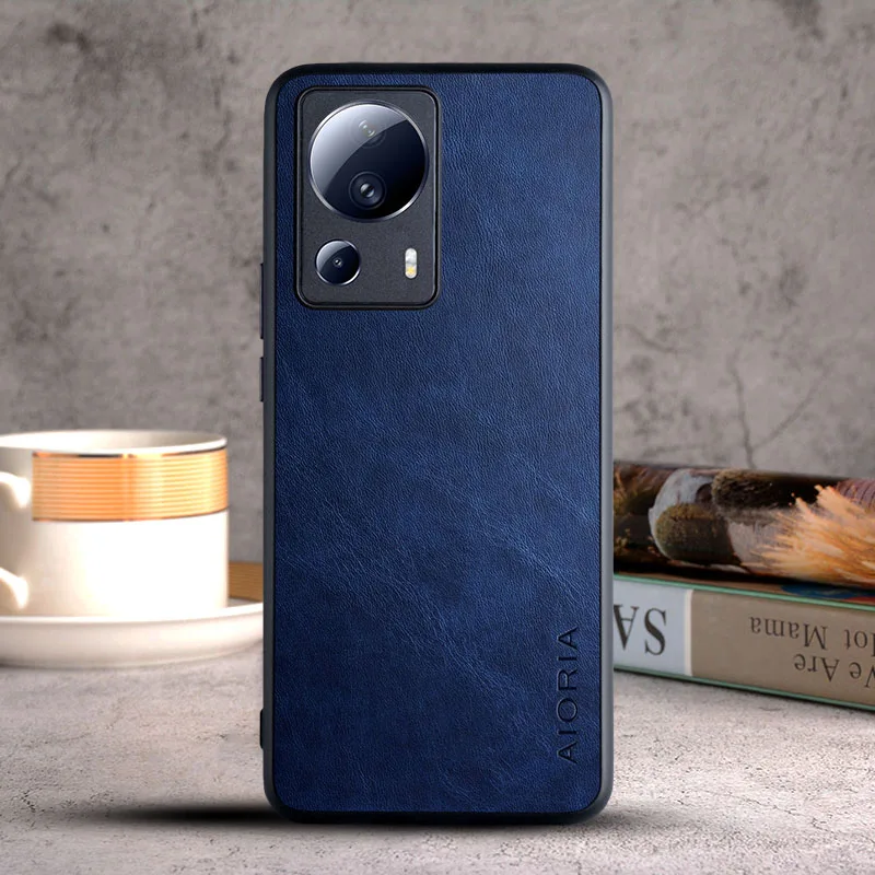 Luxury Vintage Leather Skin Case Cover