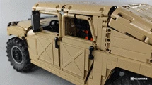 Fora de Estrada Blocos de Construção Presente de Natal Alta-tecnologia Militar Guerra Grande Veículo Modelo h1 Tijolo Controle Remoto Carro Brinquedos Crianças Menino Moc 3 Brinquedos e hobbies