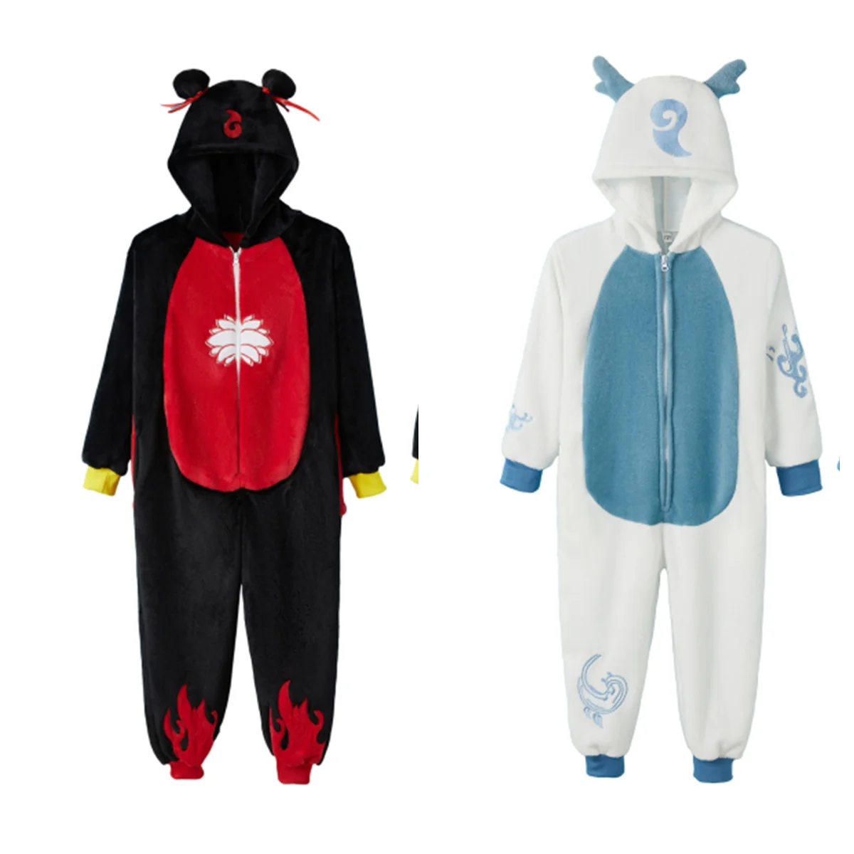 Nezha Onesies Jumpsuit Anime Adult Cosplay Halloween Aobing Costumes Xmas Carnival Funny Children Pajamas Kigurumi
