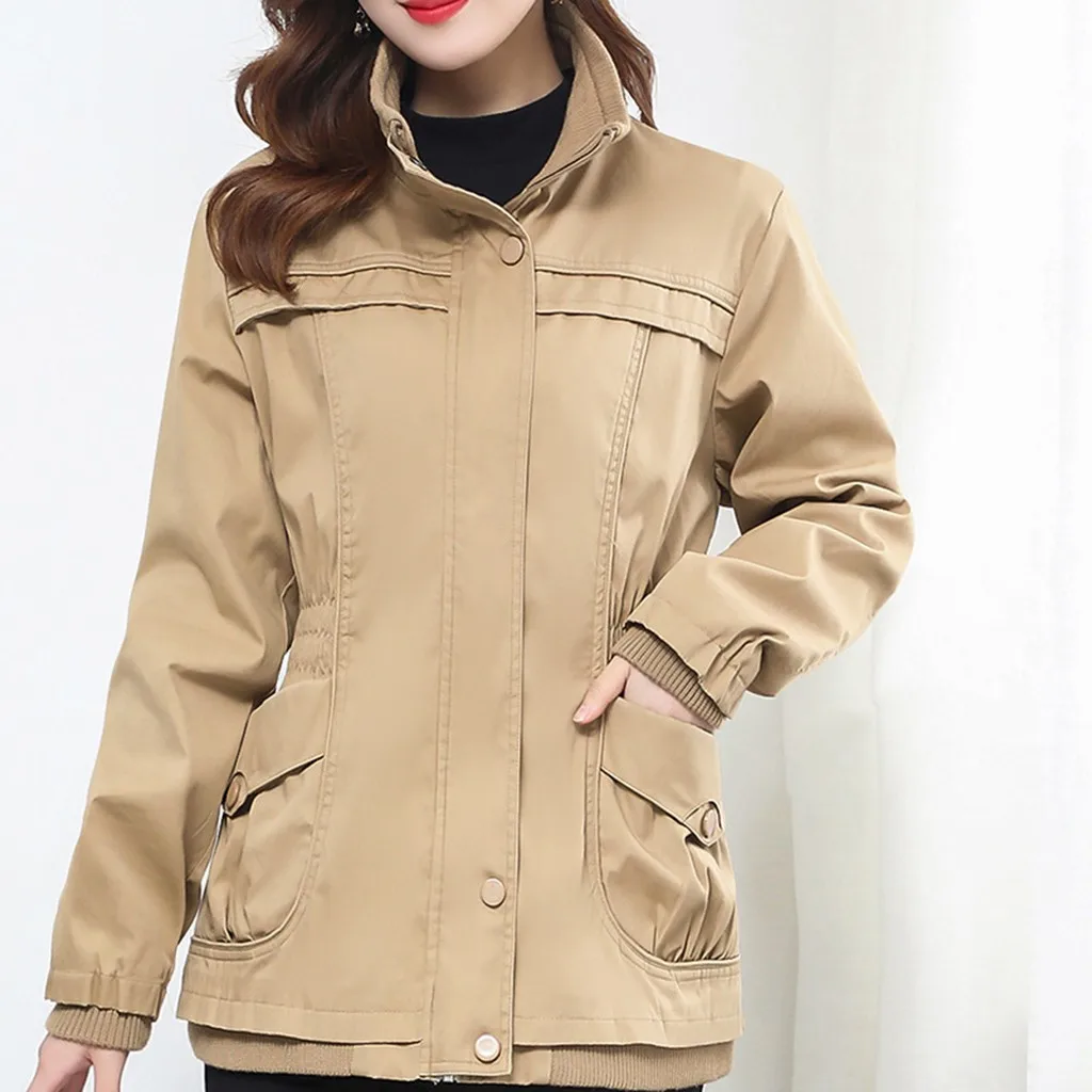 

Solid Color Women's Winter Fashion Jackets Long-Sleeved Thickened Windbreaker Jacket Casual Coat Cardigan Harajuku Jackets Mens