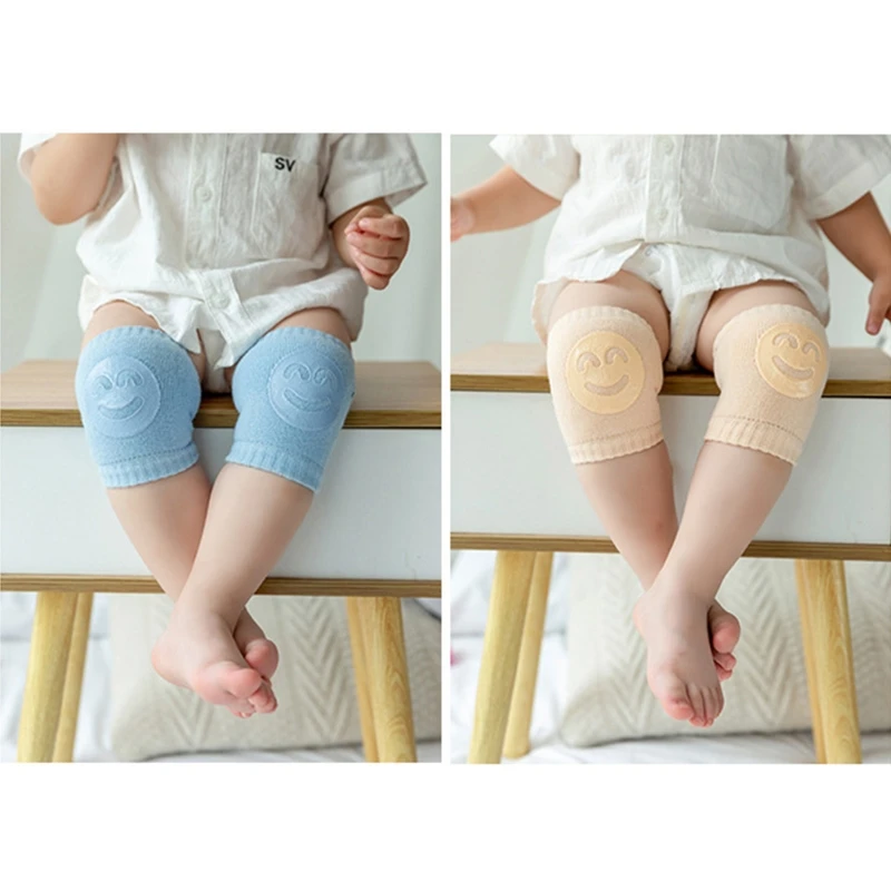 

HUYU 1 Pair Baby Crawling Anti-Slip Kneepads Infants Safety Elbow Cushion Toddlers Leg Warmer Knee Support Protector
